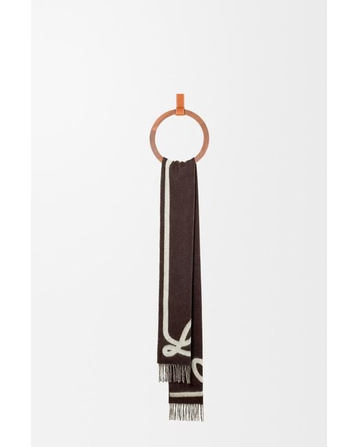 Loewe Multicolor Wool And Cashmere Scarf