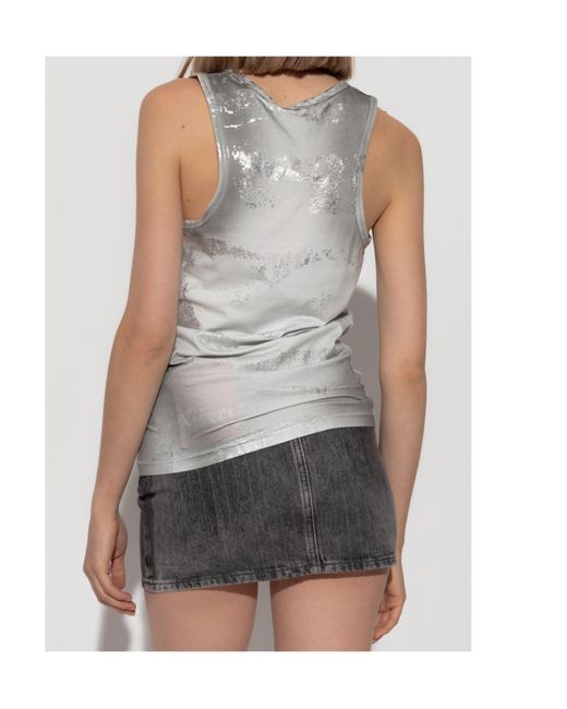 DIESEL Gray T-Anny Tank Top