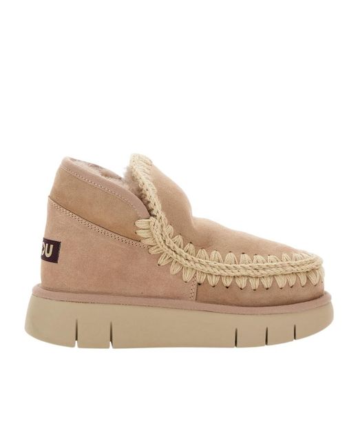 Mou Natural Eskimo Bounce Boots