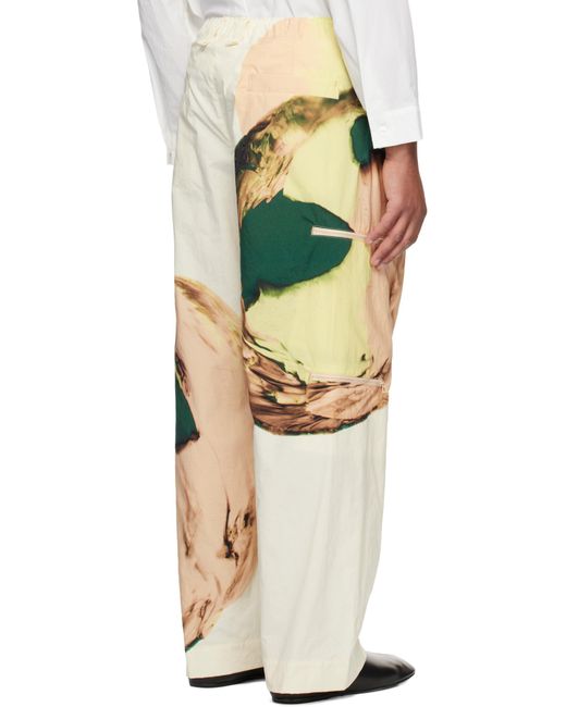 Homme Plissé Issey Miyake Multicolor Pleated Nylon Taffeta Trousers for men