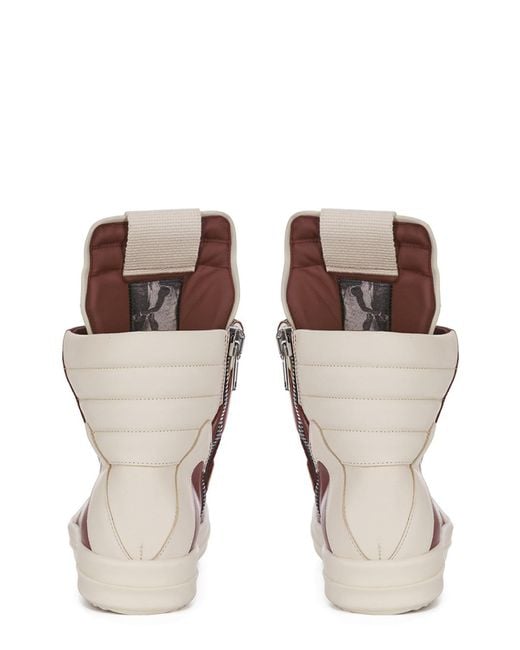 Rick Owens Brown Geobaskets High-Top Sneakers