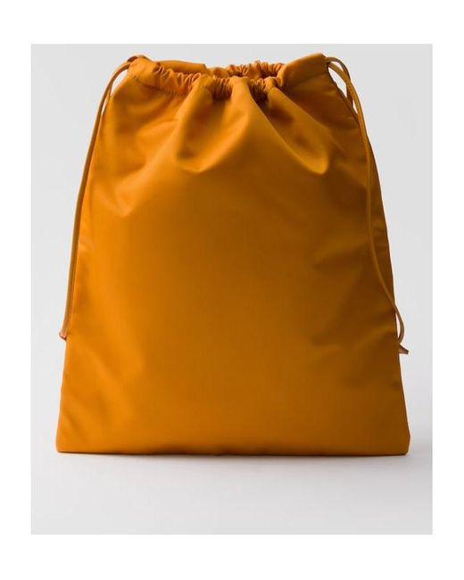 Prada Orange Re-Nylon Pouch