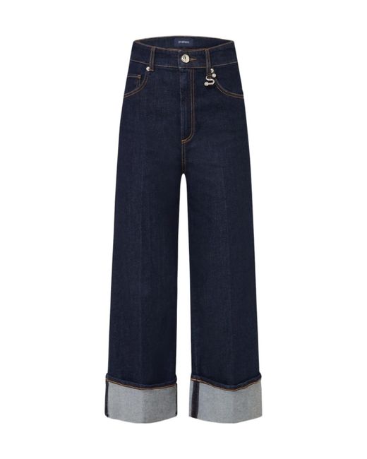 Sportmax Blue Belt Loop Jeans