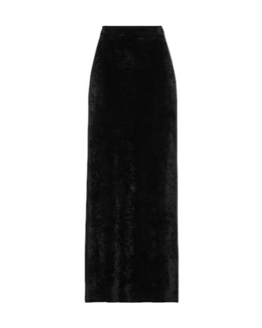 Balenciaga Black Long Skirts