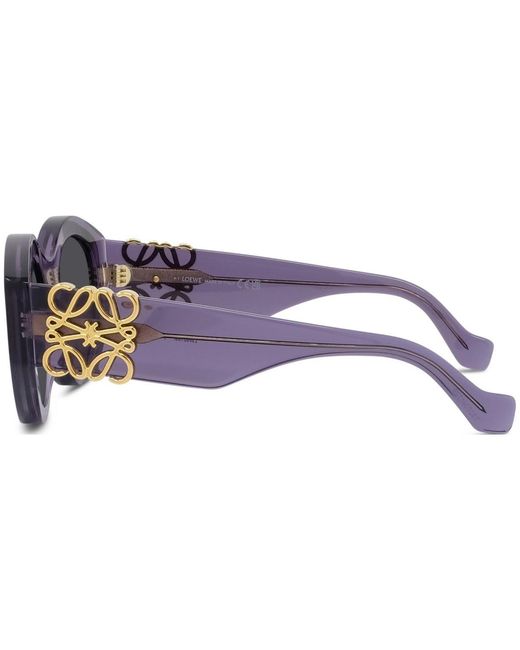 Loewe White Oversized Oval-Frame Sunglasses