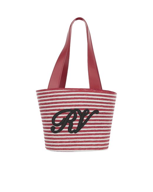 Roger Vivier Red Small Shopping Bag
