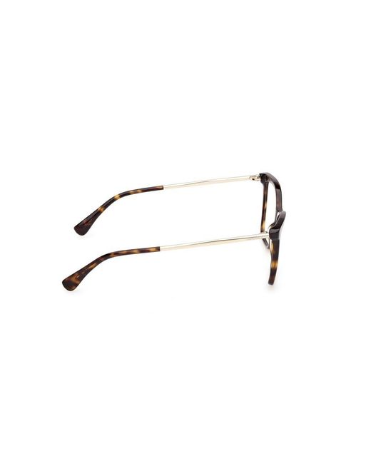 Max Mara White Full-Rimmed Plano Lenses