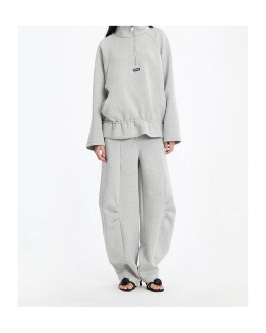 ROTATE BIRGER CHRISTENSEN White Cassia Scuba Cargo Pants