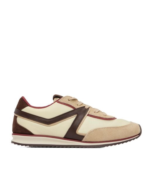 Rag & Bone Natural Retro Trainer Sneakers