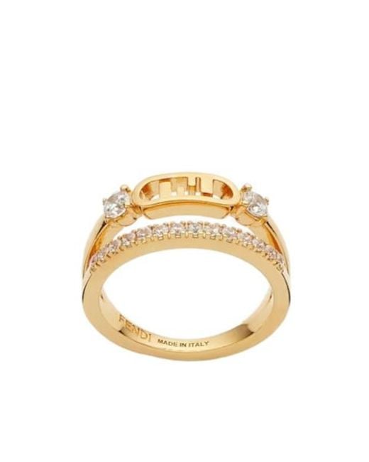 Fendi Metallic O'Lock Ring