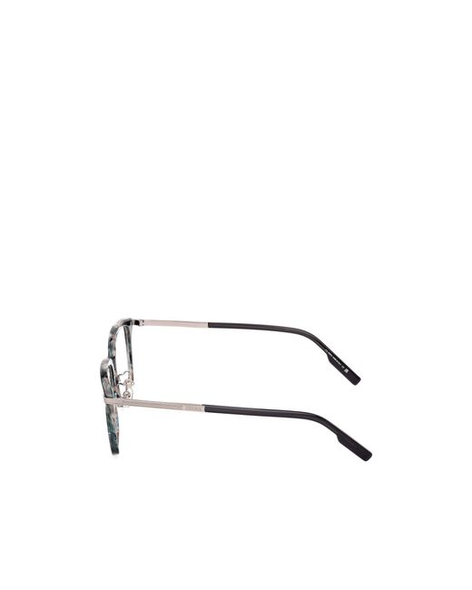 Zegna White Geometric Flat Mirror for men