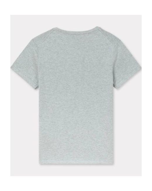 KENZO Blue Embroidered Top