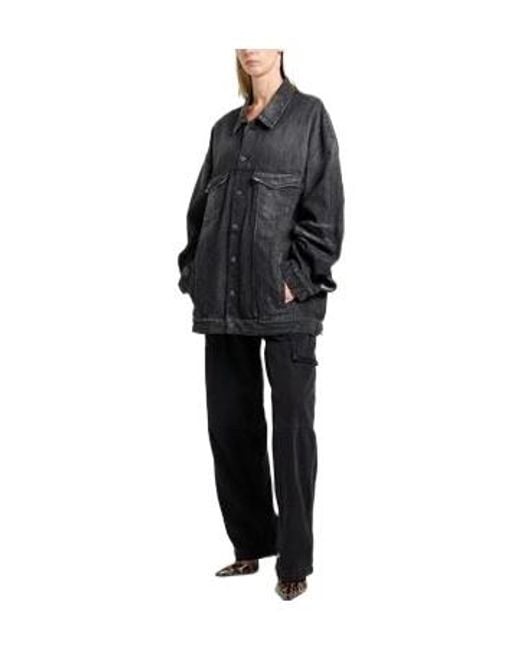 Balenciaga Black Casual Denim Jacket