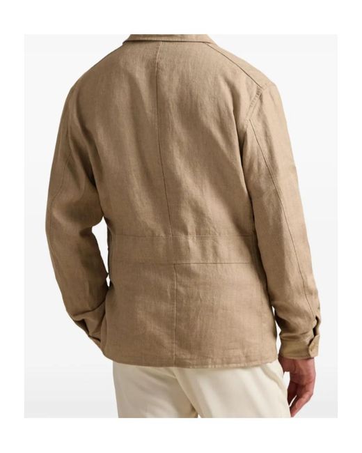 Polo Ralph Lauren Natural Herringbone Pocket Jacket for men