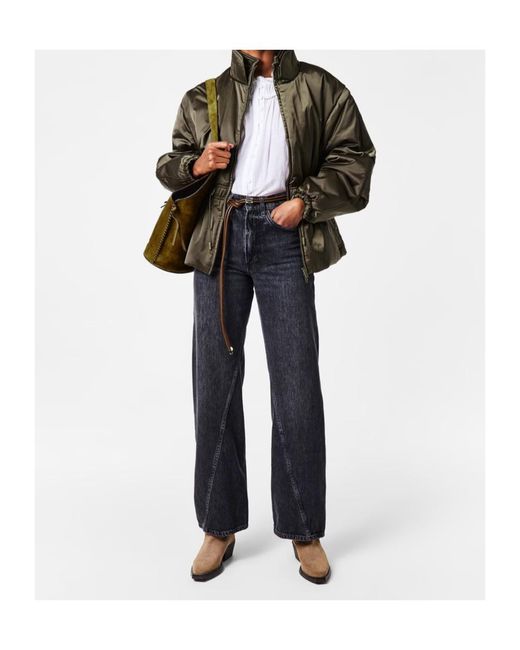 Isabel Marant Green Short Down Jacket