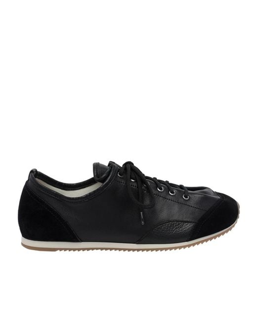 Lemaire Black Round-Toe Sneakers for men