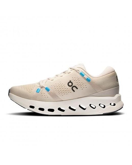 On Shoes White Cloudsurfer 2 Perforated Sneakers