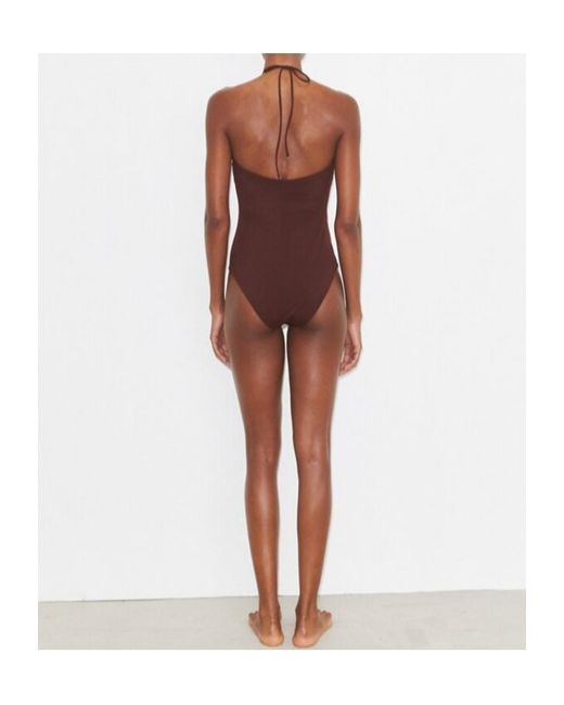 Tory Burch Red Halter Swimsuit