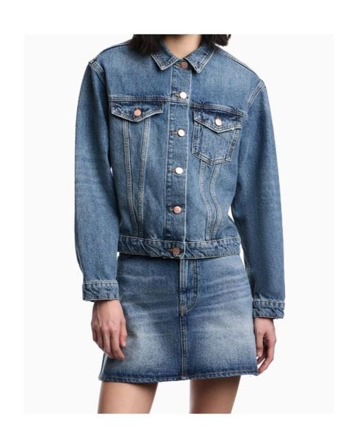 Emporio Armani Blue Classic Denim Jacket