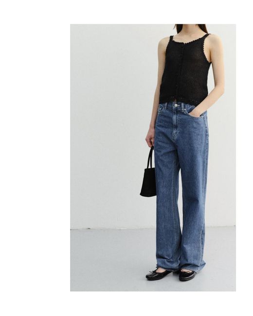 DUNST Blue Belt Loop Jeans