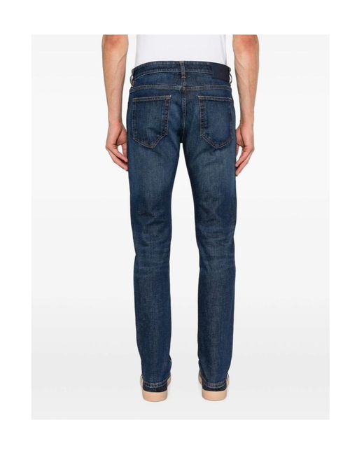 PT01 Blue Belt Loop Jeans for men