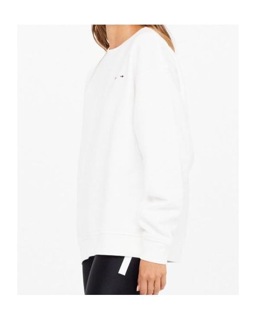 The Upside White Crew Neck Sweater