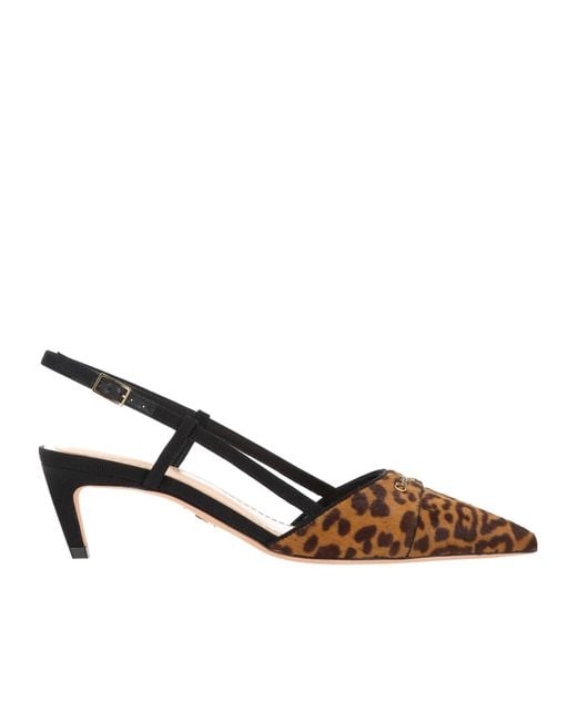 Dior Brown My Slingback Pumps