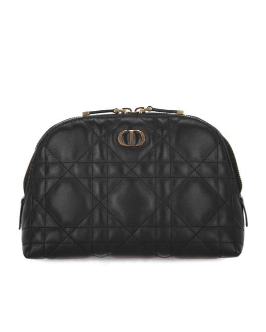Dior Black Zipper Clutch
