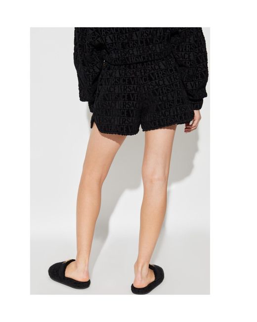 Versace Black I Baroque Shorts