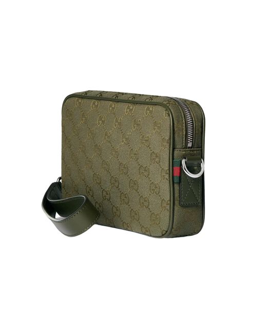 Gucci Green Gg Small Crossbody Bag for men