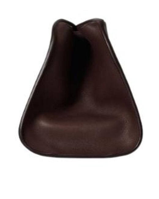 The Row Brown Peggy Clutch