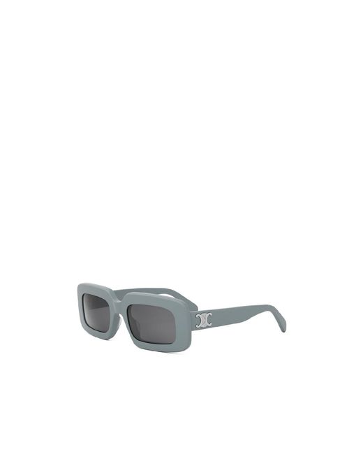 Céline Gray Rectangular Sunglasses for men