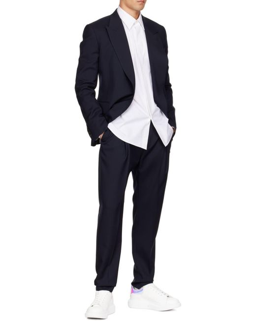 McQueen White Oversized Low-Top Sneakers for men