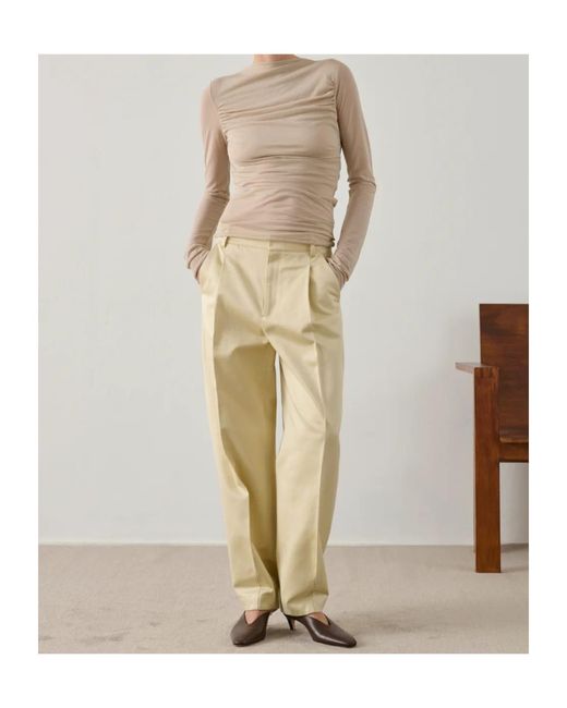 Soeur Natural Ruffled T-Shirt