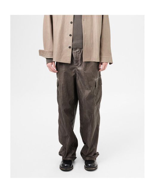 Our Legacy Gray Relaxed Fit Way Pants for men