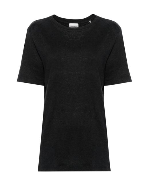 Isabel Marant Black Isabel Marant Étoile Zewel Crewneck T-Shirt