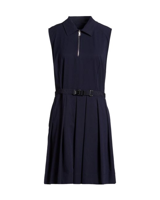 Tory Burch Blue Sleeveless Pleated Dress