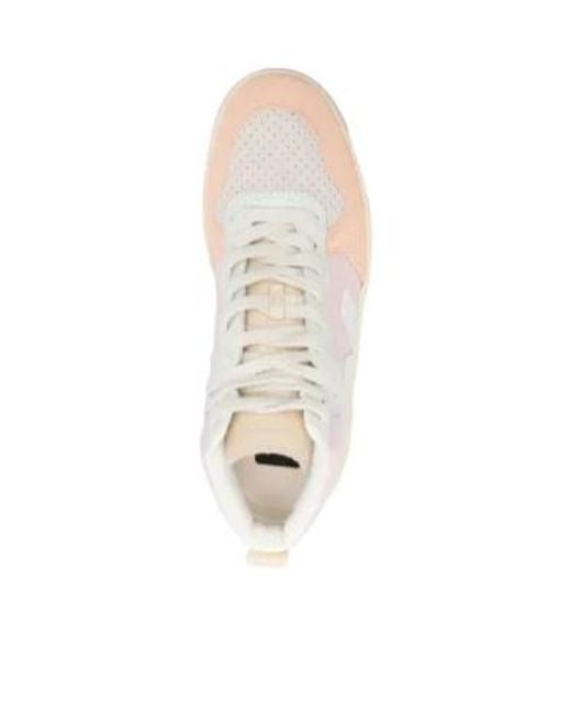 Veja Pink V-15 High-Top Sneakers