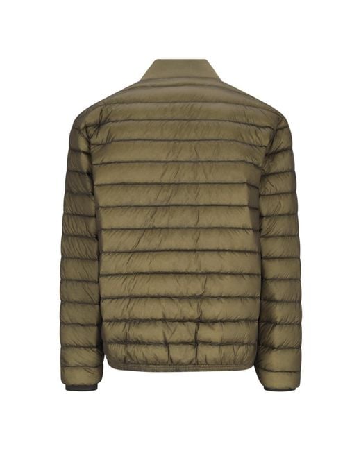 C P Company Green Zip-Up Padded Jacket for men
