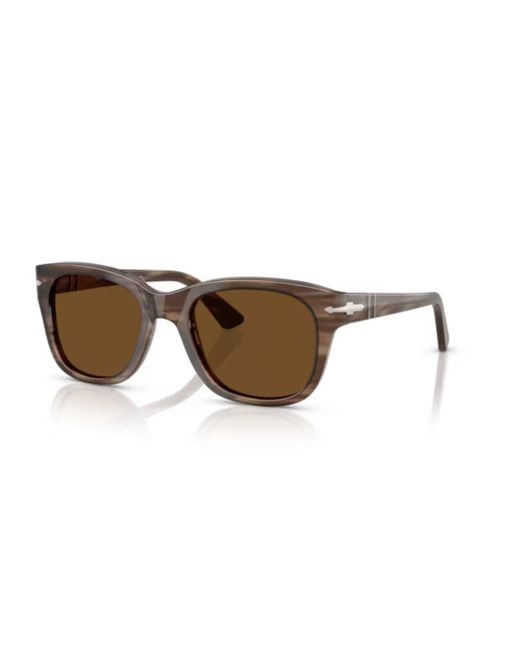 Persol Brown Square Frame Sunglasses for men