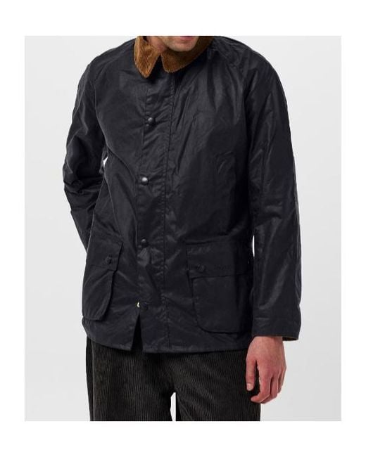 Barbour Blue Ashby Wax Jacket for men
