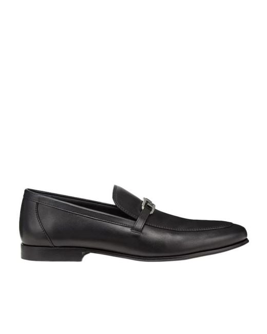 Fendi Black O'Lock Slip-On Loafers for men