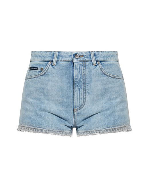 Dolce & Gabbana Blue Denim Shorts