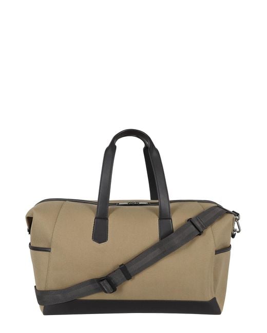 Boss Brown Zipper Travel Bag for men