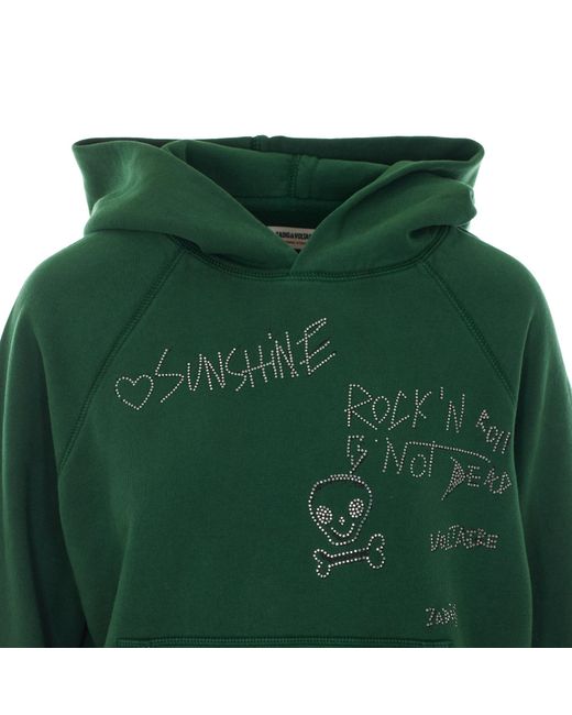 Zadig & Voltaire Green Long-Sleeved Sweatshirt