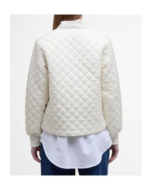 Barbour Gray Reyna Quilted Jacket