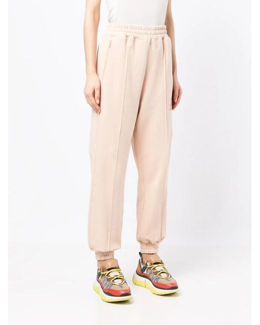 Philosophy Di Lorenzo Serafini Natural Logo Print Track Pants