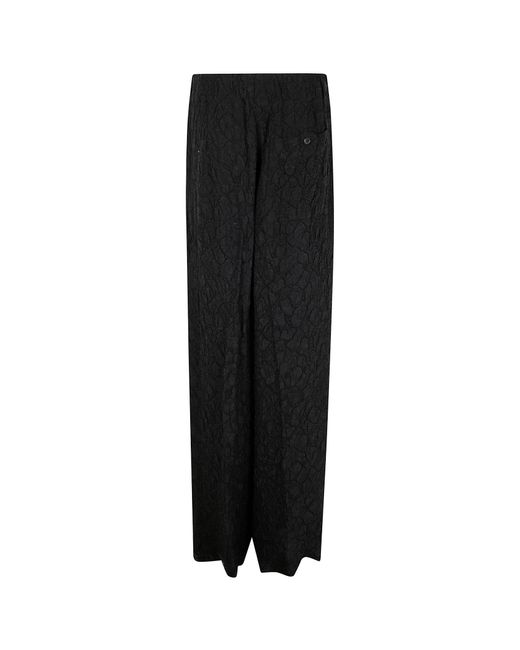 Dries Van Noten Black Pila Mid Rise Pants