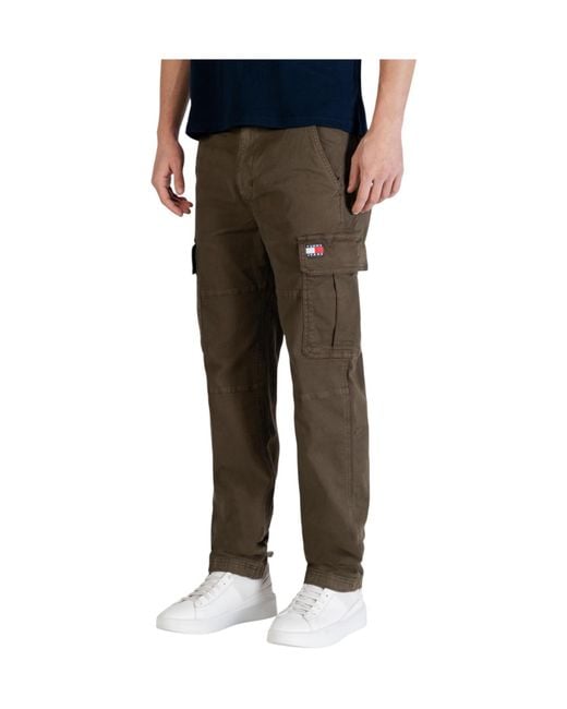 Tommy Hilfiger Gray Casual Pants With Belt Loops for men