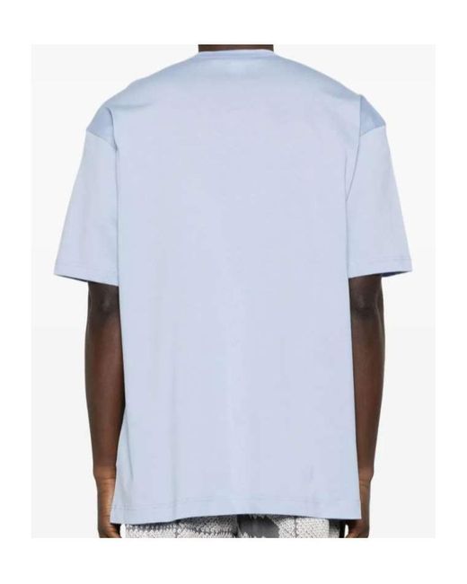 Comme des Garçons Blue Round Neck Short Sleeve T-Shirt